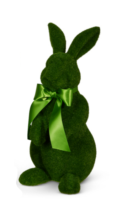 RAZ Large Standing Moss Rabbit – Johnson Florist