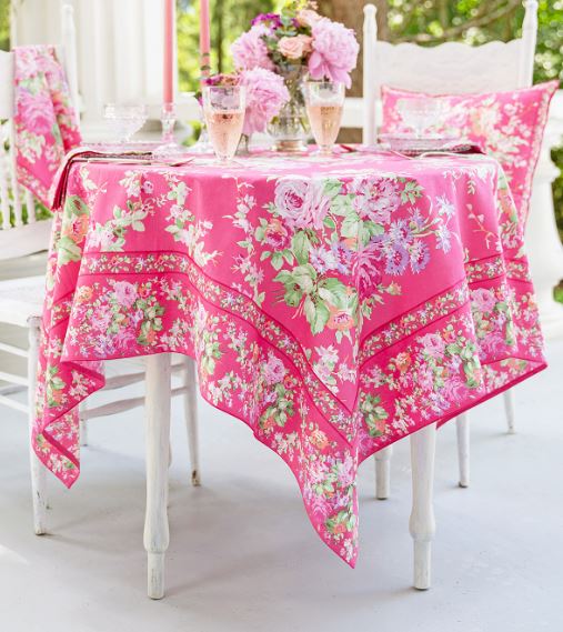 Cottage Rose Art Mat  Kitchen & Table Linens, Tableware & Décor :Beautiful  Designs by April Cornell